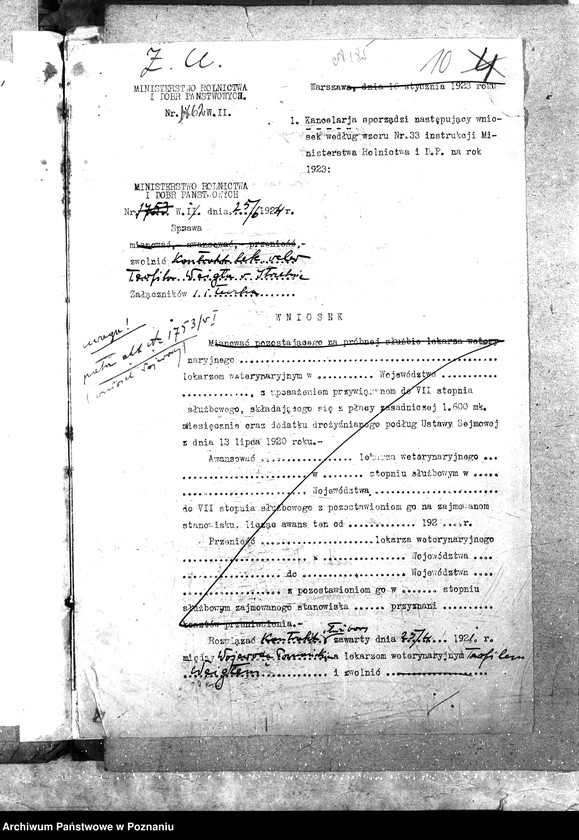 Obraz 14 z jednostki "Pow. lekarz Weterynaryjny Strzelno"