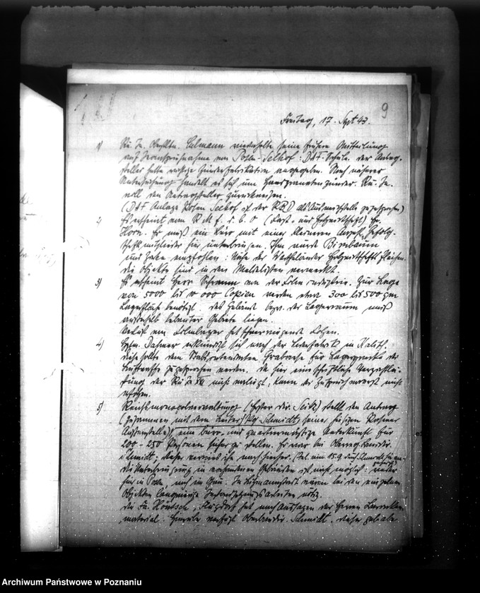 Obraz 13 z jednostki "Notatki służbowe kierownika biura Raumordnung und Landesplanung, inżynier W. Richerta"