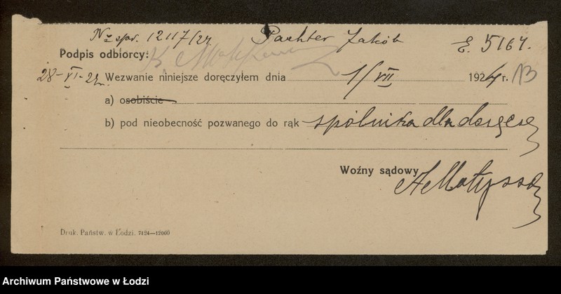 Obraz 15 z jednostki "jakób Pechter- sprzedaż manufaktury, galanterii, konfekcji i przędzy"