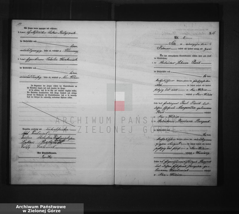 Obraz 12 z jednostki "[Księga małżeństw]"