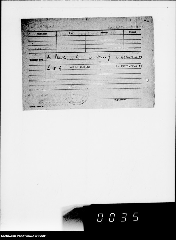 image.from.unit.number "Lebensmitteleinkauf. Aufträge, [Lieferscheinen und Rechnungen] 19751-19770"