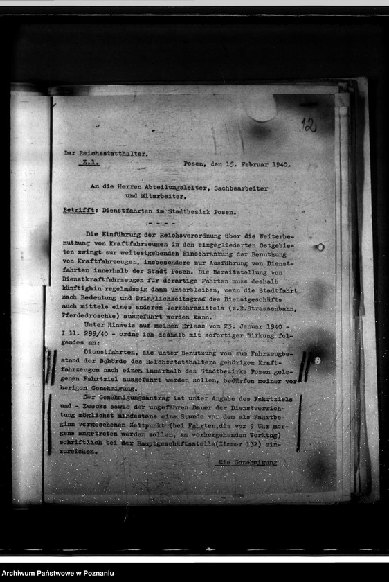 Obraz 16 z jednostki "Verordnungen, Bekanntmachungen etc."