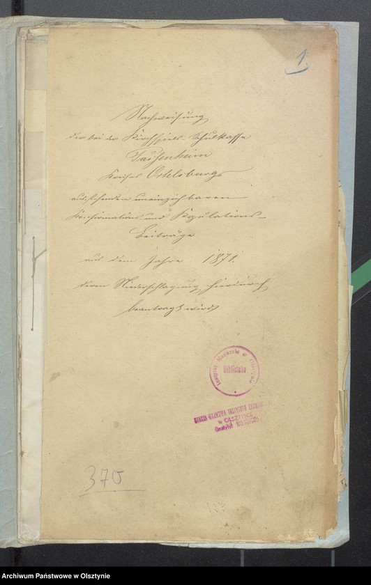 image.from.unit.number "Einnahme und Ausgabe Beläge zur Kirchspiels Schulkassen Rechnung"