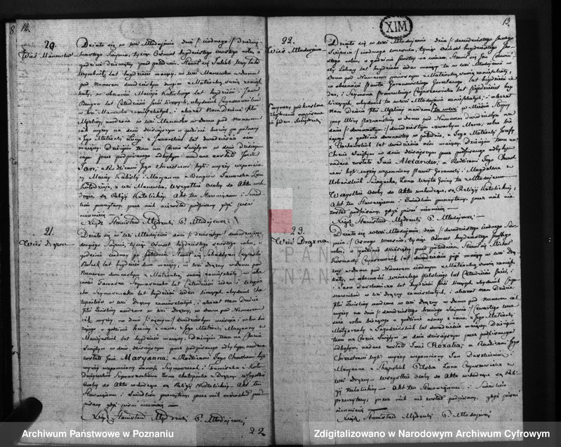 Obraz 9 z jednostki "Księga urodzeń, małżeństw i zejścia"