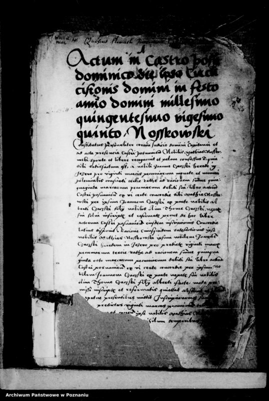 Obraz 3 z jednostki "Inscriptiones, relationes, decreta [inducta]"