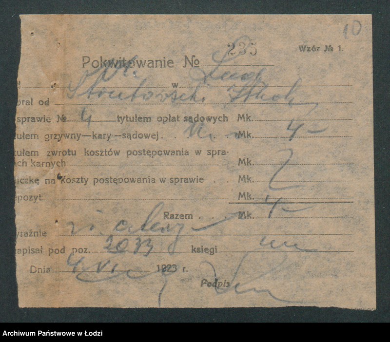 Obraz 12 z jednostki "J. G.Strutcowski- sprzedaż towarów bawełnianych i sztucznego jedwabiu"