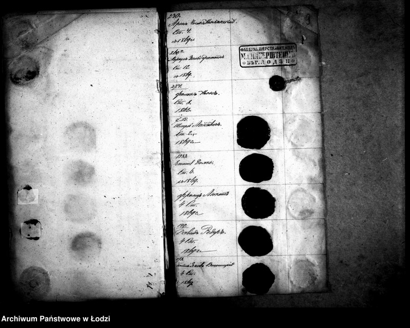 Obraz 13 z jednostki "Akta dotyczące znaków fabrycznych"