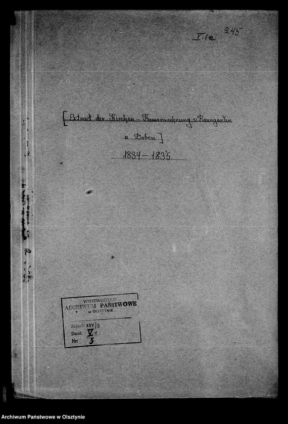 image.from.unit.number "/Extract der Kirchen- Kassenrechnungen von Rosengarten u. Doben/"