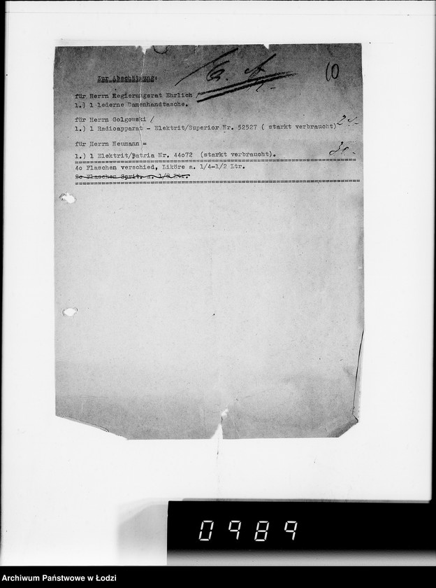 Obraz 14 z jednostki "Unbezahlte Zahlungs-Anweisungen"