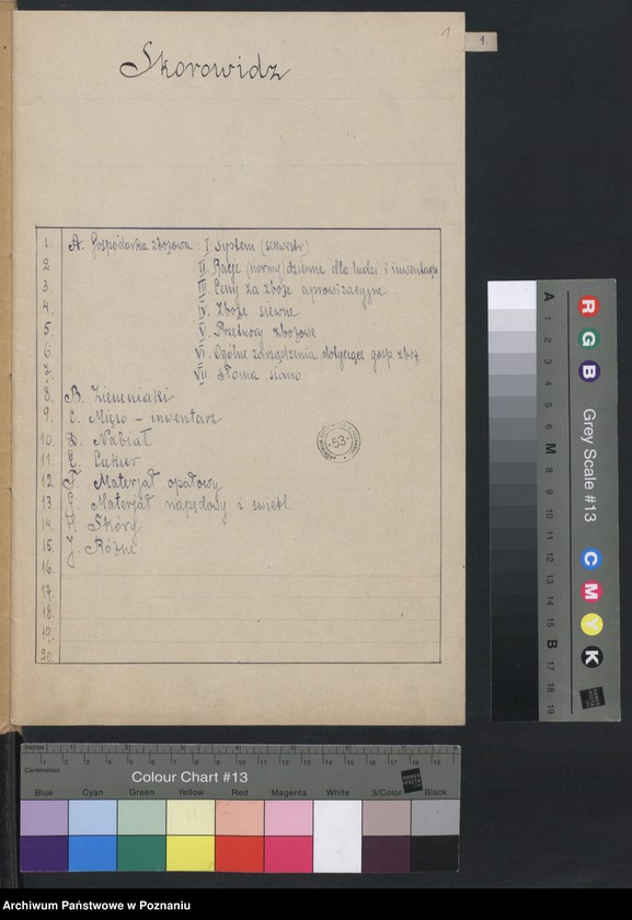 Obraz 3 z jednostki "Skorowidz przepisów Departamentu Aprowizacji"