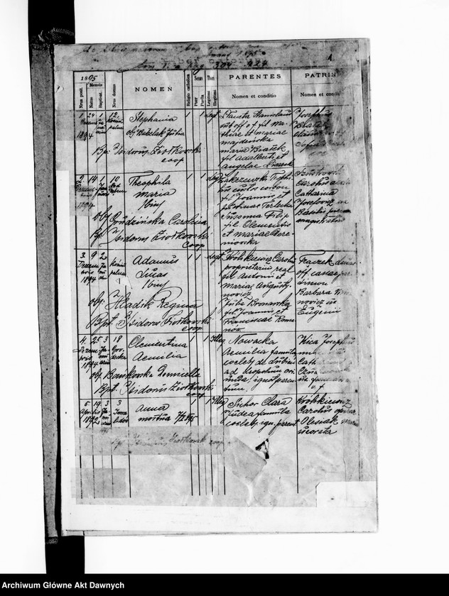 image.from.unit.number "Parafia: Lwów, parafia św. Anny. Dekanat: Lwów. Księga metrykalna urodzeń, ślubów i zgonów dla całej parafii."