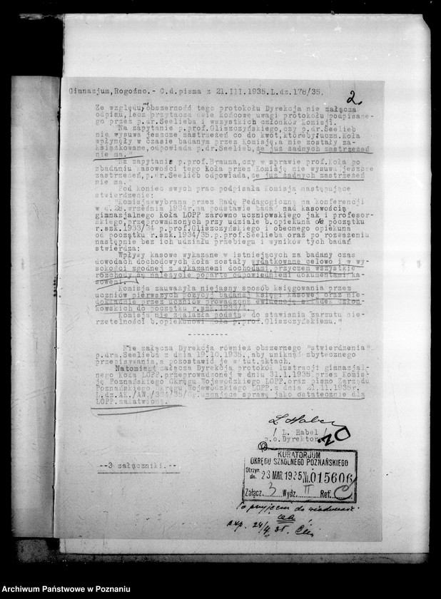 Obraz 5 z jednostki "Państwowe Gimnazjum imienia Przemysława - Rogoźno"