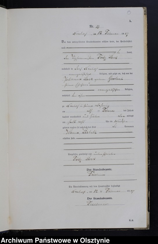 image.from.unit.number "Geburts -Neben-Register Nr.1-140"