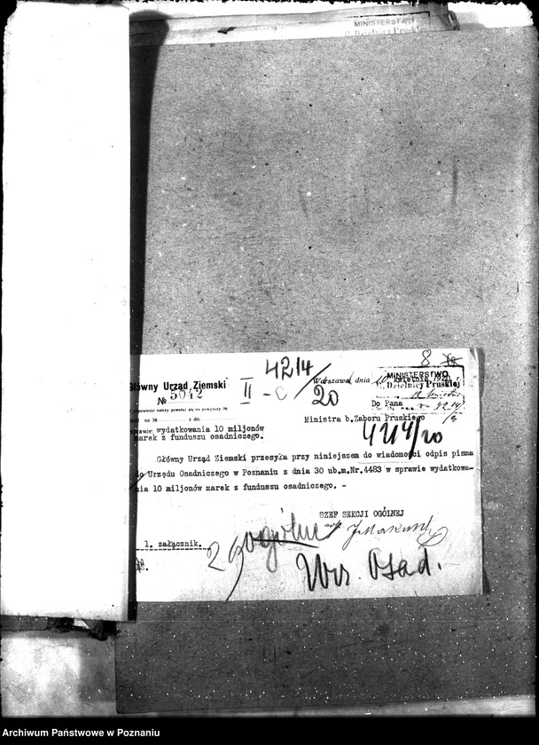 Obraz 12 z jednostki "Urząd osadniczy"