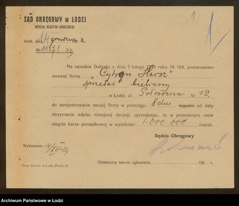 Obraz 3 z jednostki "Hersz Cytron- sprzedaż bielizny"