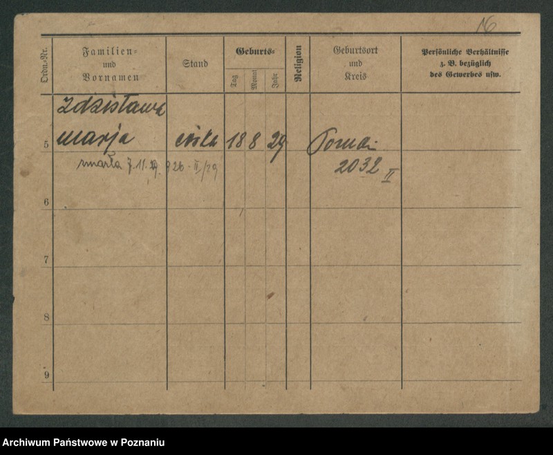 Obraz 18 z jednostki "Nowak od Stefan (żonaci i wdowy)"