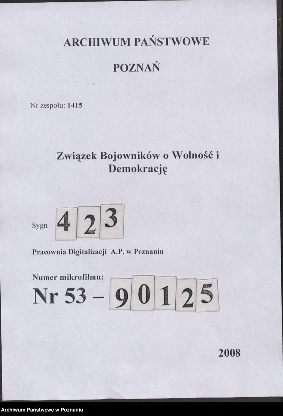 Obraz 3 z jednostki "Życiorysy powstańców wielkopolskich: J - tom V /Jeziorny Ludwik - Juszczak Jan/."