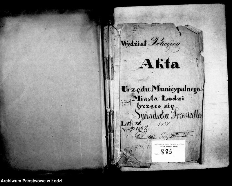 Obraz 5 z jednostki "Akta tyczące się świadectw przesiedleńczych"