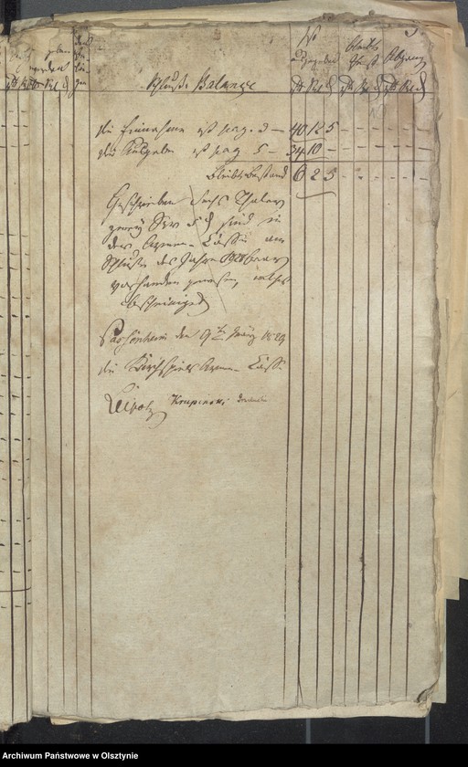 image.from.unit.number "Passenheimsche Land Armen-Cassen-Rechnung"