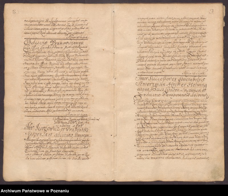 Obraz 5 z jednostki "Protocolon actorum officii consularis Posnaniensis."