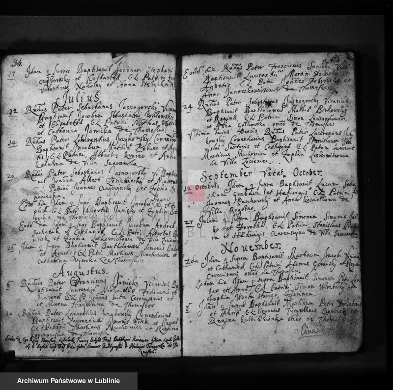 Obraz 20 z jednostki "Liber baptisatorum"