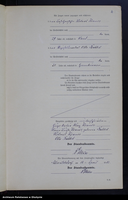 image.from.unit.number "Heiraths-Neben-Register Nr 1 - 18 [ Księga małżeństw - wtóropis ]"