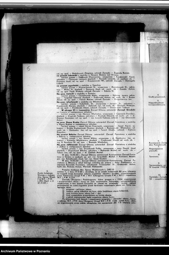 Obraz 10 z jednostki "Okólniki, komunikaty, korespondencja"