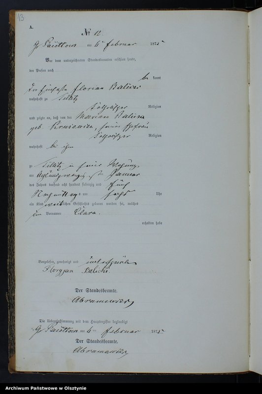 image.from.unit.number "Geburts-Neben-Register Nr 1 - 77"