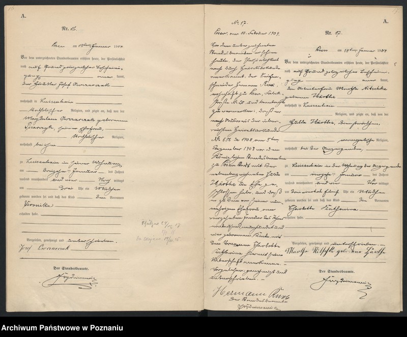 Obraz 11 z jednostki "Księga miejscowa urodzeń"