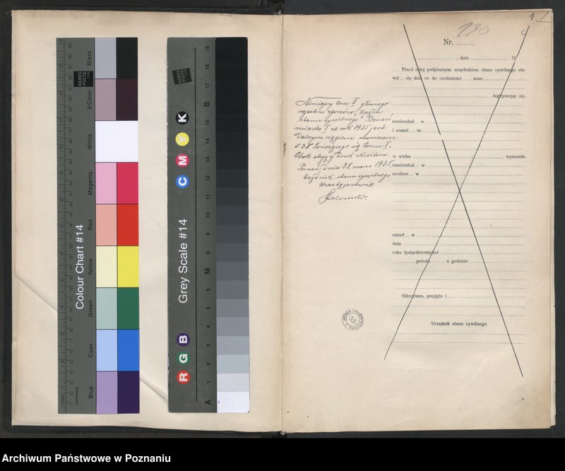 Obraz 3 z jednostki "Księga miejscowa zgonów tom II [Rejestr główny zgonów]"