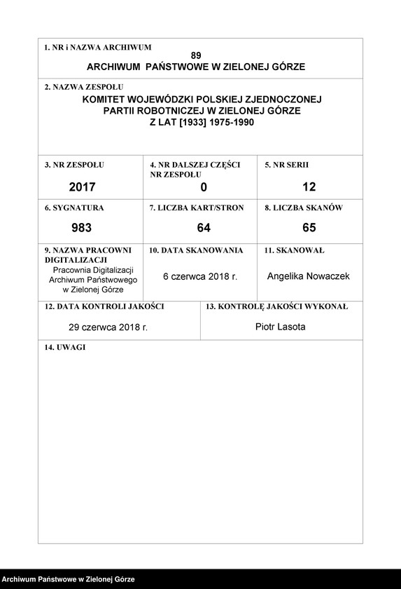 Obraz 1 z jednostki "Zdrowie. Materiały Komisji Polityki Społecznej i Ochrony Zdrowia przy KW"