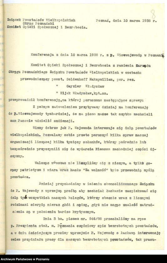 Obraz 11 z jednostki "Związek Weteranów Powstań Narodowych - obchód 17 rocznicy powstania."
