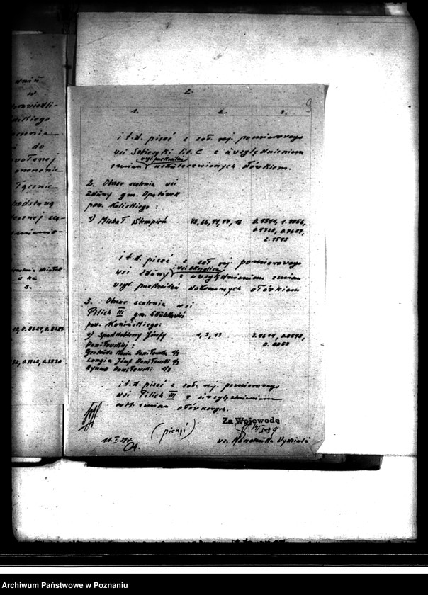 Obraz 13 z jednostki "Regulacja hipoteczna scalonych gruntów Sobiesęki powiatu kaliskiego"