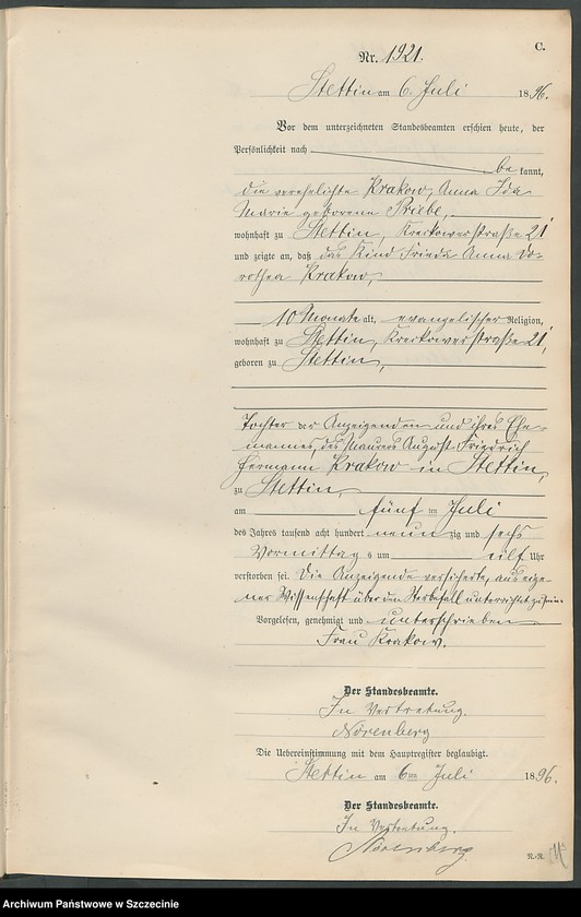 image.from.unit.number "Sterbe-Register (Neben-Register) Band V"