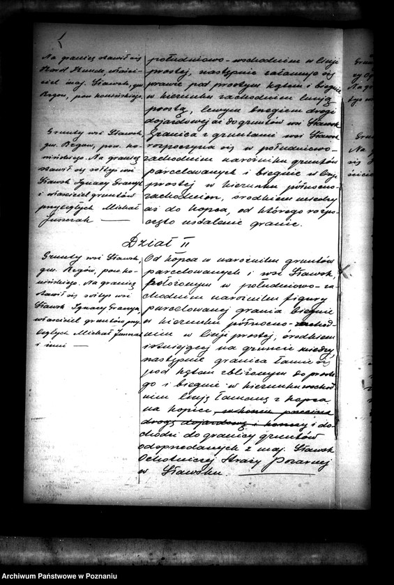 Obraz 8 z jednostki "Ustalenie granic rozparcelowanych części majątku Sławsk powiatu konińskiego"