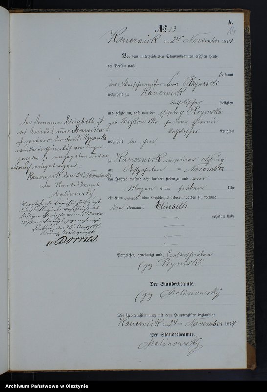 image.from.team "Urząd Stanu Cywilnego w Kurzętniku pow. nowomiejski"