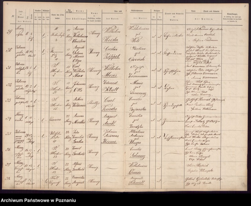 Obraz 6 z jednostki "[Akta urodzeń i chrztów, ślubów, zgonów]"