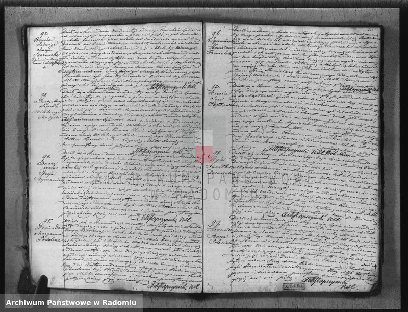 image.from.unit.number "Dupplikat akt religijno cywilnych urodzenia, małżeństwa i zejścia z parafii Stromiec 1862 roku"