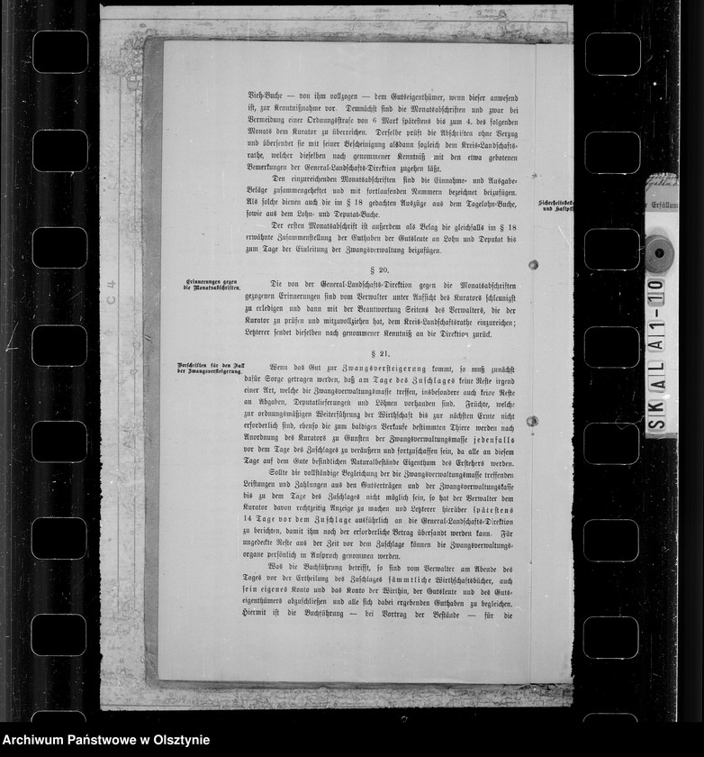 image.from.unit.number "2 Dienstanweisungen der Ostpr. Gen. Landschafts- Direktion für landschaftliche Gutskuratoren und Verwalter"