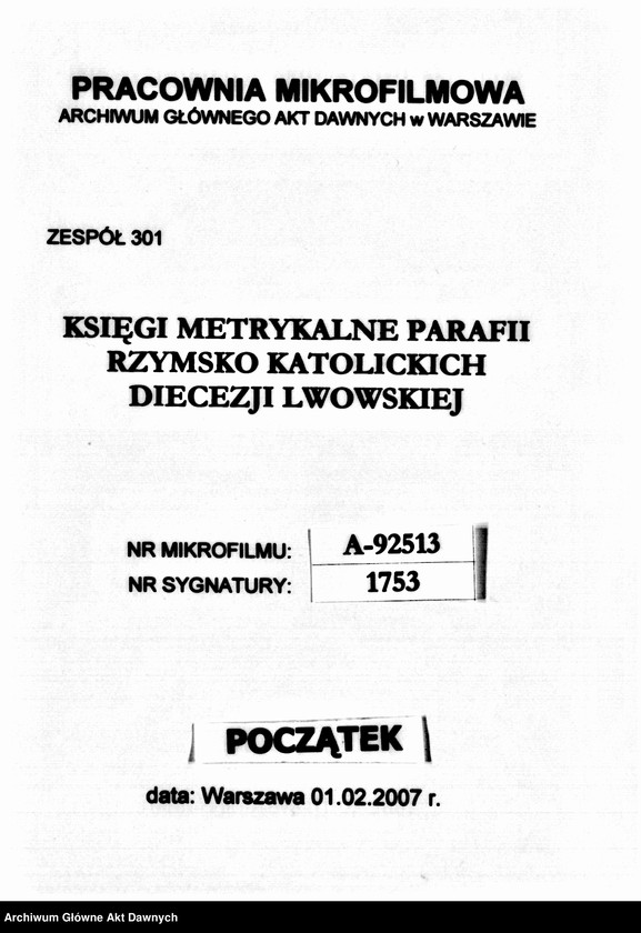 image.from.unit.number "Parafia: Grzymałów. Dekanat: Skałat. Kopie z ksiąg metrykalnych ur., śl., zg. dla całej parafii (miasto Grzymałów i wsie)."
