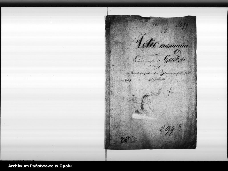 Obraz 4 z jednostki "Acta manualia des Bürgermeisters Goretzki betreffend die Angelegenheiten der Zimmergesellschaft hierselbst"