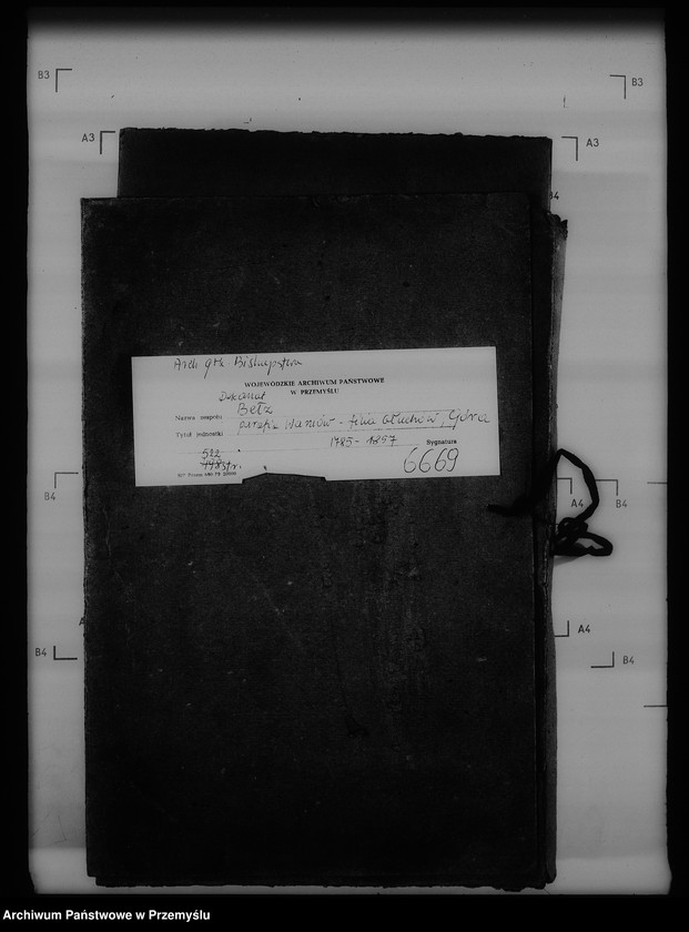 image.from.unit.number "[Kopie ksiąg metrykalnych parafii Waniów z filiami Głuchów i Góra (dekanat Bełz)]"