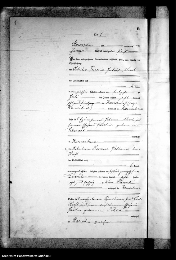 image.from.unit.number "Księga małżeństw"