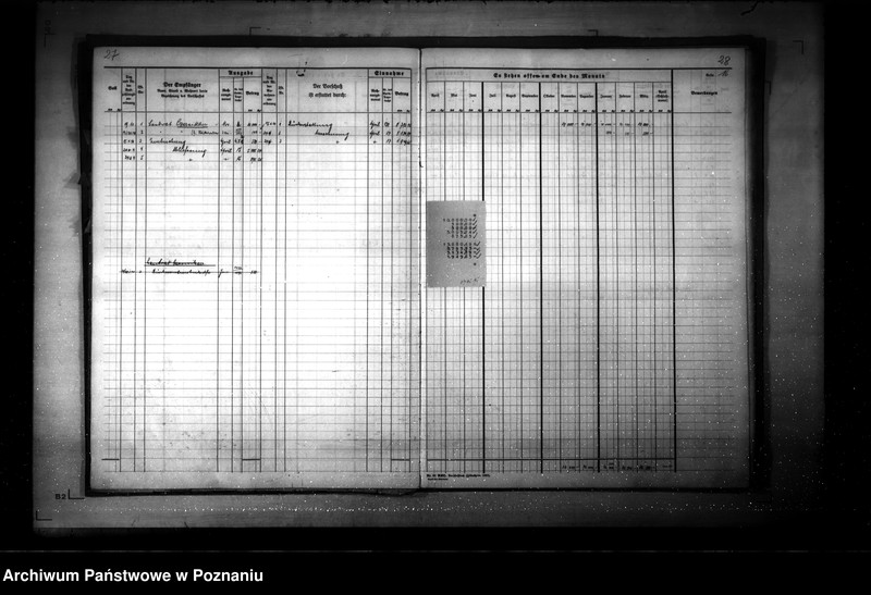 Obraz 20 z jednostki "Kasse des Reichsstatthalters- Vorschussbuch"