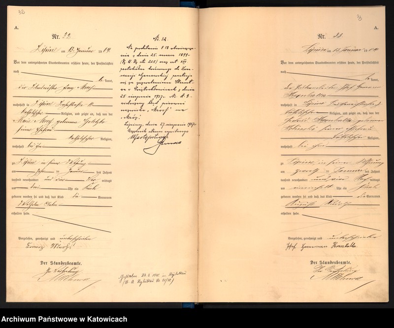 image.from.unit.number "Księga urodzeń T.1 nr 1-595"