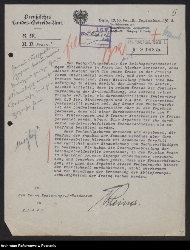 Obraz 7 z jednostki "[Statystyka zasiewów] - wykazy powiatowe"