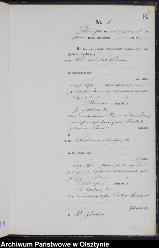 image.from.unit.number "Heiraths-Neben-Register Nr 1 - 16"