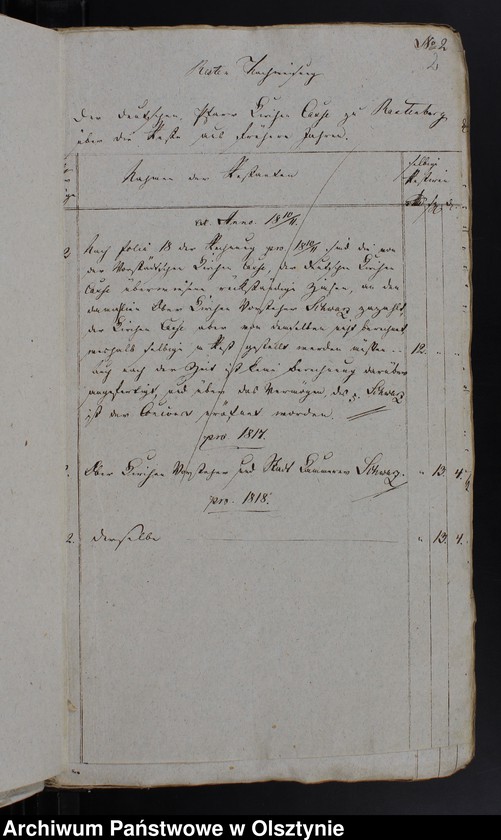 image.from.unit.number "Belaege zur deutschen Kirchen Rechnung von Rastenburg"