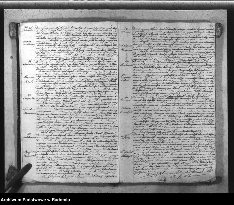 Obraz 14 z jednostki "Książka Duplikat Parafii Wysoka w powiecie Szydłowieckim Obwodzie Opoczyńskim Gubernij Sandomierskiej rok 1837 sporządzona"