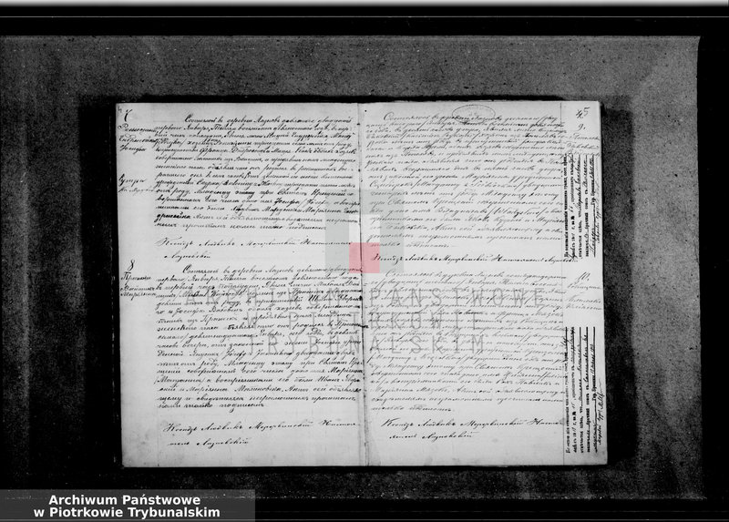 Obraz 7 z jednostki "[Księga duplikat aktów urodzonych, zaślubionych i zmarłych]"